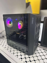 Load image into Gallery viewer, BLACK CUSTOM ANTEC GAMING Refurbished GRADE A Single Desktop PC Set (20-24" Monitor + Keyboard and Mouse Accessories): Intel i5-10400 @ 3.4 Ghz NVIDIA 1080 8GB RGB BUILD| 16GB Ram| 256GB SSD 1 TB HDD|WIN 11 PRO|Arise Work from Home Ready