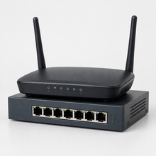 Load image into Gallery viewer, Router and network switch for recycling