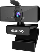 Load image into Gallery viewer, NexiGo N660 HD Webcam with Dual Microphone, Plug and Play|WIN 10,11,MAC