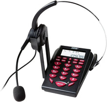 Load image into Gallery viewer, AGPtek Handsfree - Call Center Dialpad Headset - Black|Rose Red