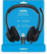 Load image into Gallery viewer, Logitech H390 USB Computer Headset