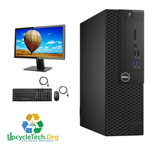 Dell Optiplex 3050 Refurbished GRADE A Single Desktop PC Set (20-24" Monitor + Keyboard and Mouse Accessories): Intel i5-7500 Gen's|16gb ram| 256gbB SSD|WIN 11 PRO|Arise Work from Home Ready