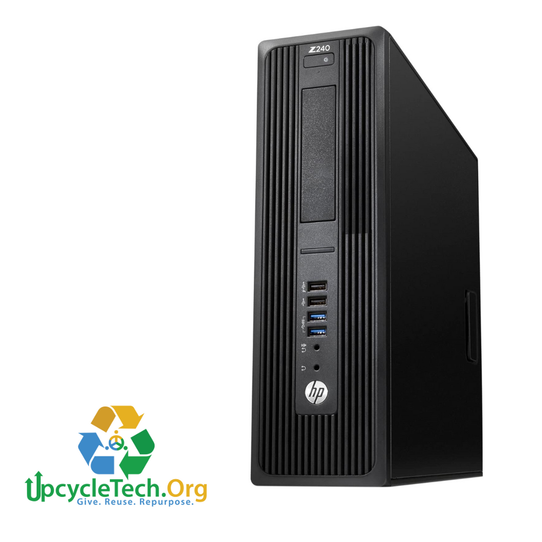 HP Z240 SFF Refurbished GRADE B Desktop CPU Tower ( Microsoft Office and Accessories):  Intel i7-3770 @ 3.4 Ghz| 16GB Ram| 500 GB HDD|Call Center Work from Home|School|Office