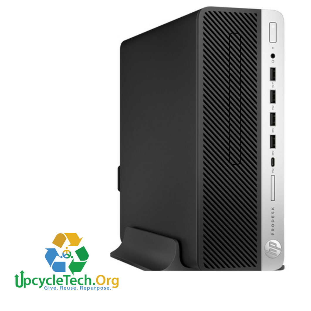 HP ProDesk 600 G4 SFF Refurbished GRADE A Desktop CPU Tower ( Microsoft Office and Accessories): Intel i5-8500 @ 3.4 Ghz| 8GB RAM| 128 GB SSD|Arise Work from Home Ready
