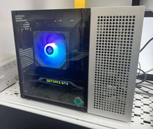 Load image into Gallery viewer, GREY CUSTOM GRATE PC Refurbished GRADE A Desktop CPU Tower ( Microsoft Office and Accessories): Intel i5-10400 @ 3.4 Ghz NVIDIA 1070 8GB RGB BUILD| 16GB Ram| 256GB SSD 500GB HDD|WIN 11 PRO|Arise Work from Home Ready
