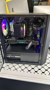 BLACK CUSTOM ANTEC GAMING Refurbished GRADE A Desktop CPU Tower ( Microsoft Office and Accessories): Intel i5-10400 @ 3.4 Ghz  NVIDIA 1080 8GB RGB BUILD| 16GB Ram| 256GB SSD 1 TB HDD|WIN 11 PRO|Arise Work from Home Ready