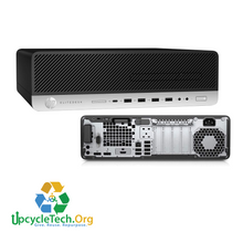Load image into Gallery viewer, HP ELITEDESK 800 G4 SFF Refurbished GRADE B  Desktop CPU Tower ( Microsoft Office and Accessories): Intel i5-8500 8GB| Ram 128 GB SSD|WIN 11|Arise Work from Home Ready
