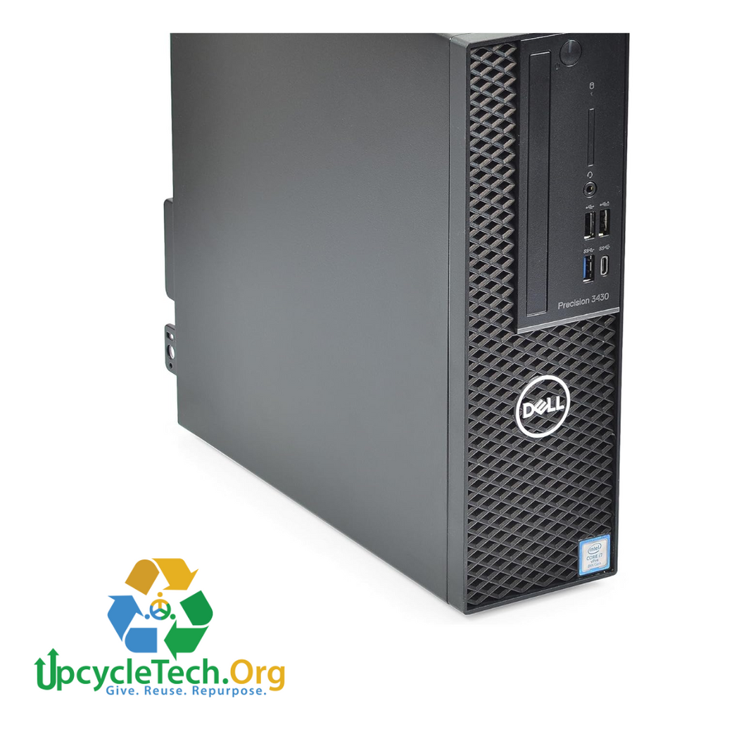 DELL PRECISION 3430 Refurbished GRADE B  Desktop CPU Tower ( Microsoft Office and Accessories): Intel I7-8700K @ 3.4 Ghz| 16GB Ram| 128 GB SSD|WIN 11|Arise Work from Home Ready