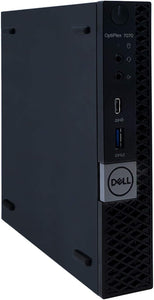 DELL OPTIPLEX 7070 MICRO Refurbished GRADE A Dual Desktop PC Set (20-24" Monitor + Keyboard and Mouse Accessories):Intel i5-9500 @ 3.4 Ghz| 8GB Ram| 256 GB SSD|WIN 11 PRO|Arise Work from Home Ready