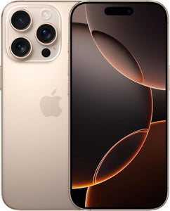 iPhone 16 Pro Max -Dessert Titanium 256GB|Factory Unlocked (Any Carrier) | GRADE A Renewed
