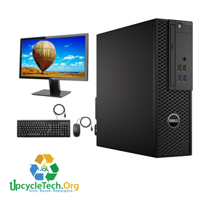 Dell Precision 3420 Refurbished GRADE A Single Desktop PC Set (20-24" Monitor + Keyboard and Mouse Accessories): Intel i7-7700 @ 3.4 Ghz| 16GB Ram| 256 GB SSD|WIN 11 PRO|Arise Work from Home Ready