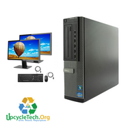 Dell Optiplex 790 SFF Refurbished GRADE A Dual Desktop PC Set (19-24