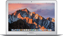 Load image into Gallery viewer, macbook air 12&quot; Silver 2013 GRADE B Refurbished Laptop: intel i5| 4GB Ram| 128 GB SSD |SONOMA|Call Center Work from Home|School|Office
