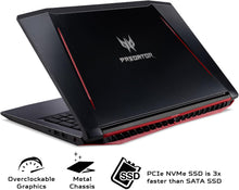 Load image into Gallery viewer, Acer Predator Helios PH315-51 15.6" Refurbished Laptop (Gr-A): Intel i7-8750H 2.2GHz|16GB RAM|256GB SSD|WIN 11 PRO|Arise Work from Home Ready
