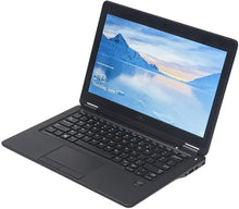 Load image into Gallery viewer, Dell Latitude E7250 12.5" Refurbished Laptop (Gr-A): Intel i5-5300U 2.3GHz|16GB RAM|256GB SSD|WIN 11 PRO|Work from Home|School|Office
