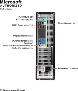 Dell Optiplex 790 DT Refurbished GRADE B Desktop CPU Tower ( Microsoft Office and Accessories): Intel i5-2500 @ 3.2 Ghz| 8GB Ram| 320 GB HDD|Work from Home Ready|School|Office