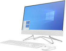 Load image into Gallery viewer, HP 21.5" All-in-One White Refurbished (Gr-A): AMD Athlon Silver 3050U W/Radeon Graphics @ 2.3 GHz 4GB RAM|1TB HDD|WIN 11|Work from Home|School|Office
