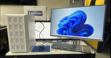 Load image into Gallery viewer, WHITE CUSTOM BUILD  Refurbished GRADE A Dual Desktop PC Set (20-24&quot; Monitor + Keyboard and Mouse Accessories):Intel I5-12400f 6-Core - NZXT CPU Cooler| 32GB Ram| 500 GB SSD 1 TB HDD|nvidia 4060|WIN 11|Arise Work from Home Ready
