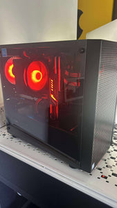 THERMALTAKE CUSTOM PC Refurbished GRADE A Desktop CPU Tower ( Microsoft Office and Accessories):  Intel I9-9900 @ 4.2 Ghz AMD RX 6600 8 GB 16GB SHARED| 32GB Ram| 512 GB SSD 1 TB HDD |WIN 11 PRO|Arise Work from Home Ready