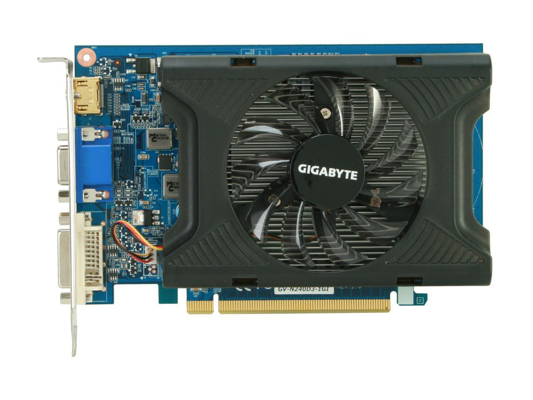 Graphics Card - Gigabyte Geforce 240 - 1GB DDR2