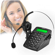 Load image into Gallery viewer, AGPtek Handsfree - Call Center Dialpad Headset - Black|Rose Red
