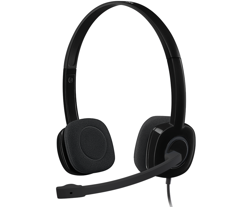 Logitech H151 Stereo Headset with Noise-Cancelling Mic (3.5MM Audio Jack Connection)