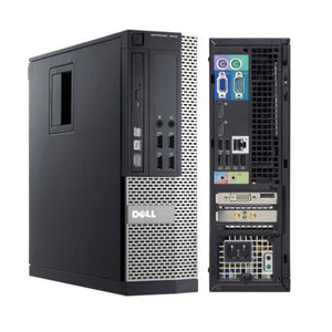 Dell Optiplex 7010 SFF Refurbished GRADE B Dual Desktop PC Set (19-24" Monitor + Keyboard and Mouse Accessories): Intel i5-3470|@3.4 Ghz|6GB Ram|256GB SSD| Work from Home Ready|School|Office